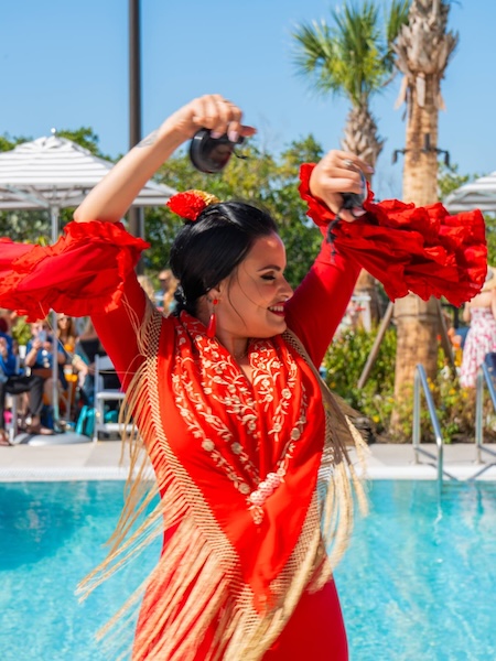Flamenco dancers for hire at an event in Naples, FL